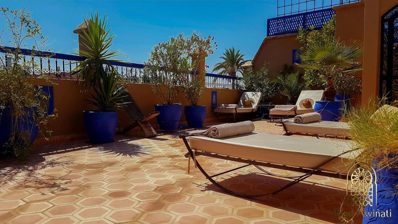 Riad Awinati Location Privatisee ,Piscine Chauffee , Beau Rooftop Hotel Marrakesh Exterior foto